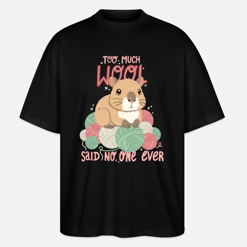 You never have enough wool - Stanley/Stella Oversized Unisex Organic T-shirt Blaster 2.0 - black