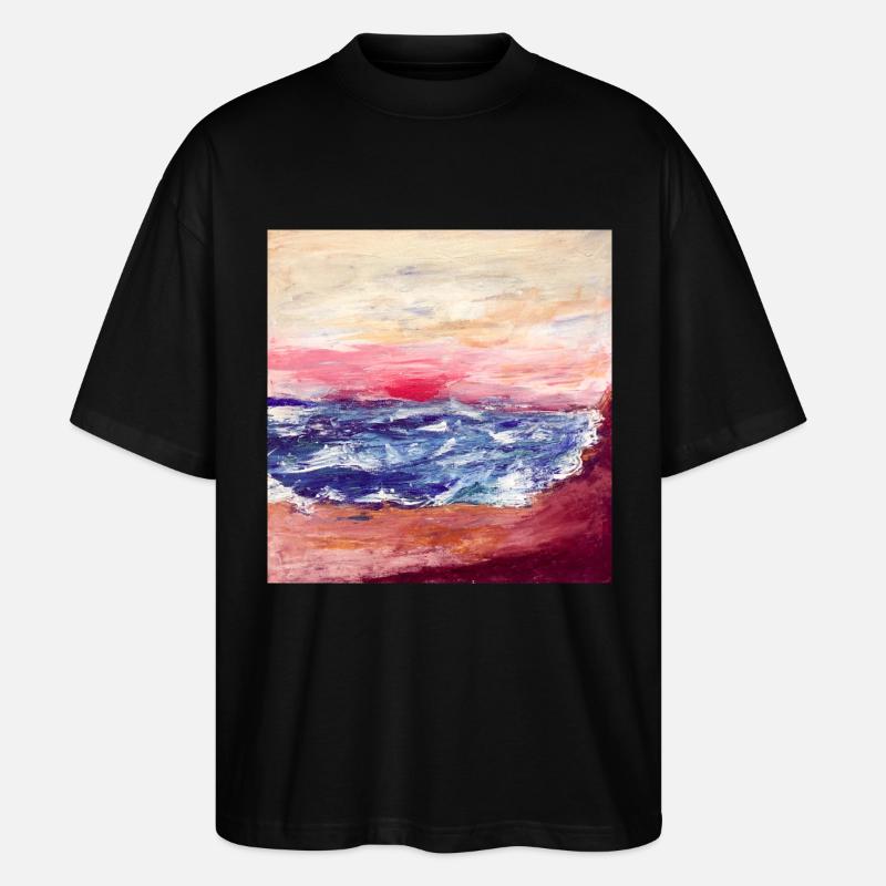 Meer1 - Stanley/Stella Oversized Unisex Bio T-Shirt Blaster 2.0 - Schwarz