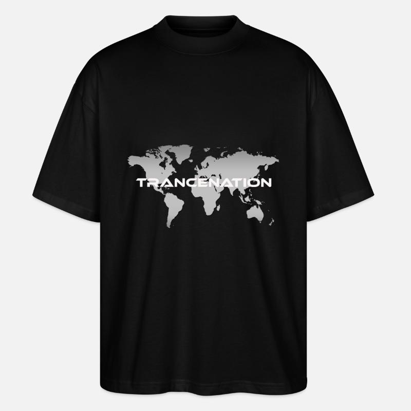 TRANCE NATION - T-shirt bio Blaster 2.0 coupe oversize Stanley/Stella Unisexe - noir