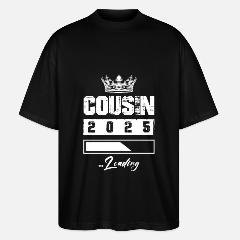 Cousin 2025 Loading - Stanley/Stella Oversized Unisex Organic T-shirt Blaster 2.0 - black