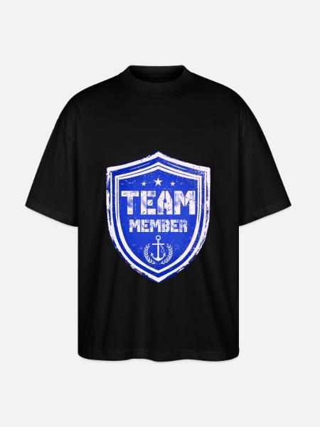 Équipier - T-shirt bio Blaster 2.0 coupe oversize Stanley/Stella Unisexe - noir