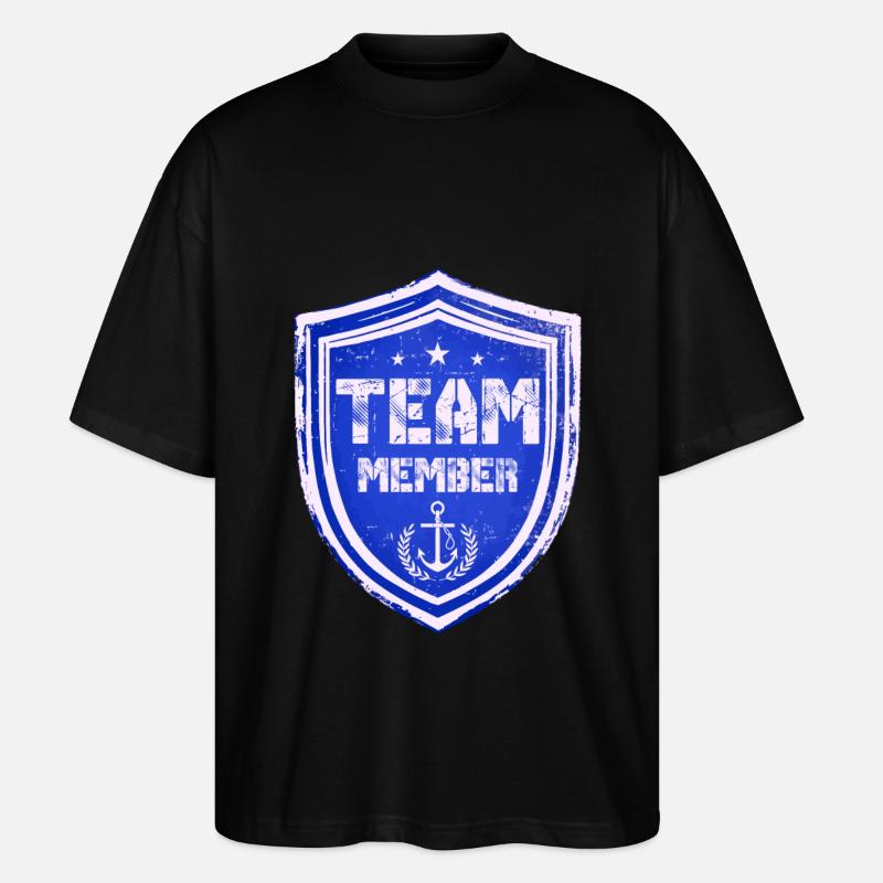 Équipier - T-shirt bio Blaster 2.0 coupe oversize Stanley/Stella Unisexe - noir