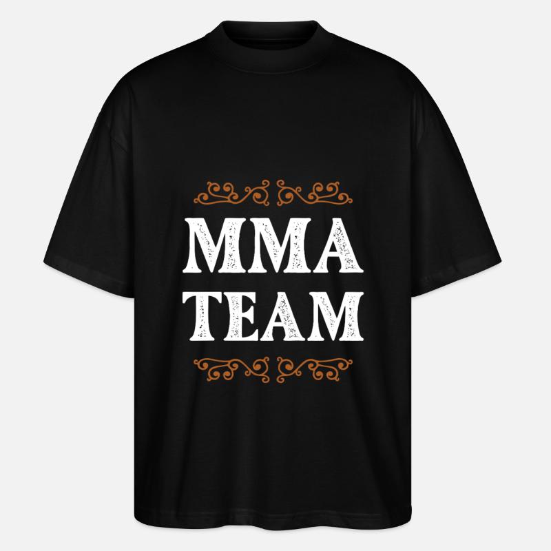 Mma Crew - Stanley/Stella Oversized Unisex Bio T-Shirt Blaster 2.0 - Schwarz