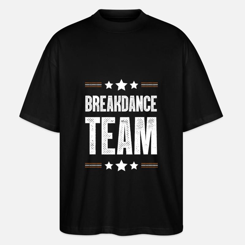 Équipe de breakdance - T-shirt bio Blaster 2.0 coupe oversize Stanley/Stella Unisexe - noir