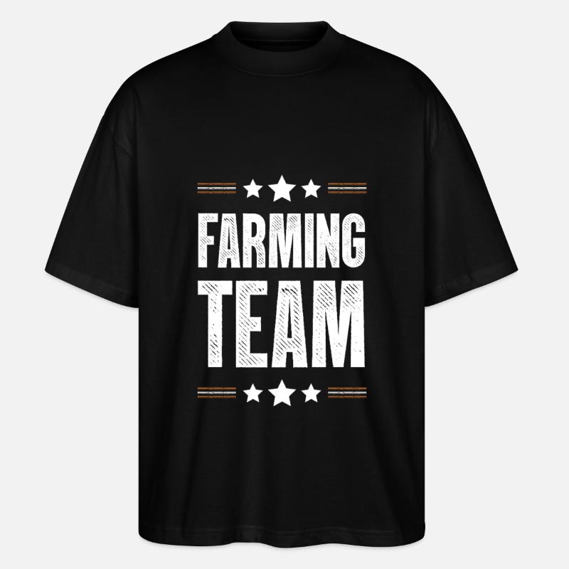 Équipe agricole - T-shirt bio Blaster 2.0 coupe oversize Stanley/Stella Unisexe - noir