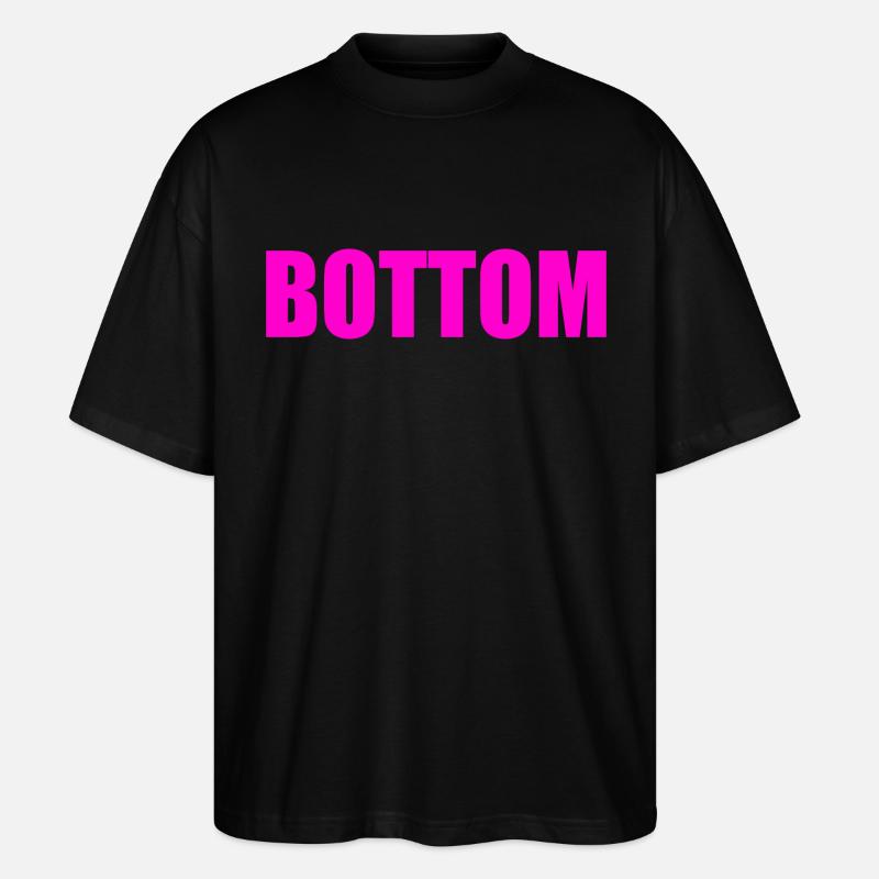 Bottom - Stanley/Stella Oversized Unisex Organic T-shirt Blaster 2.0 - black