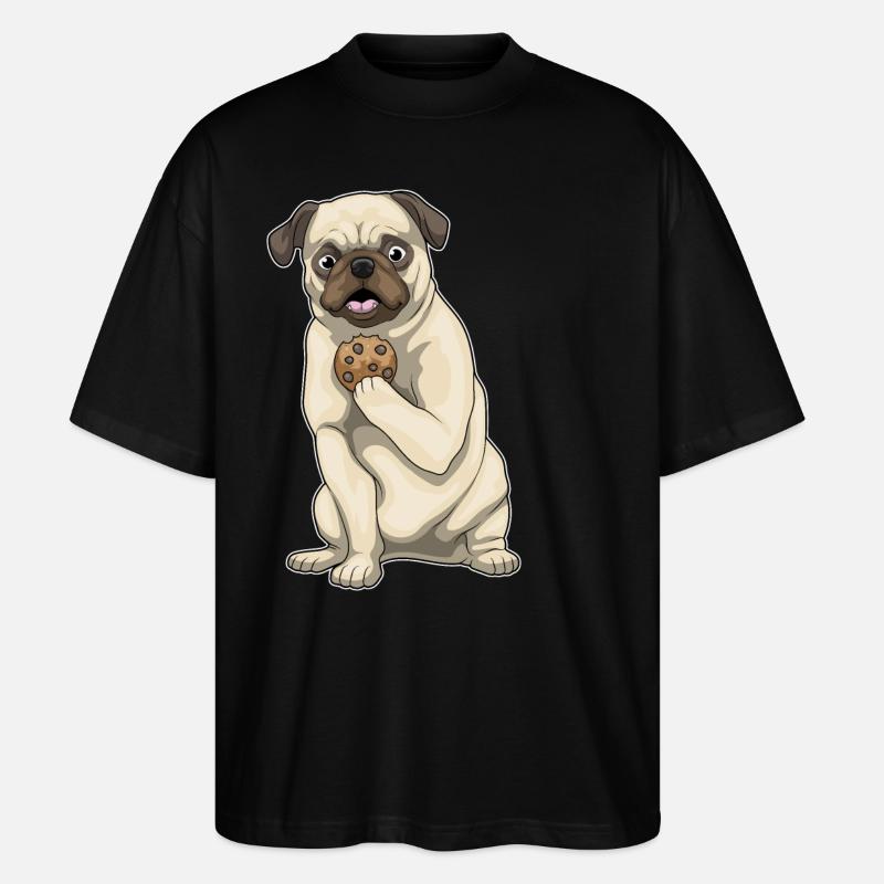 Biscuit Carlin - T-shirt bio Blaster 2.0 coupe oversize Stanley/Stella Unisexe - noir