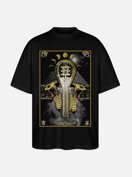 Ancient Night - Stanley/Stella Oversized Unisex Organic T-shirt Blaster 2.0 - black
