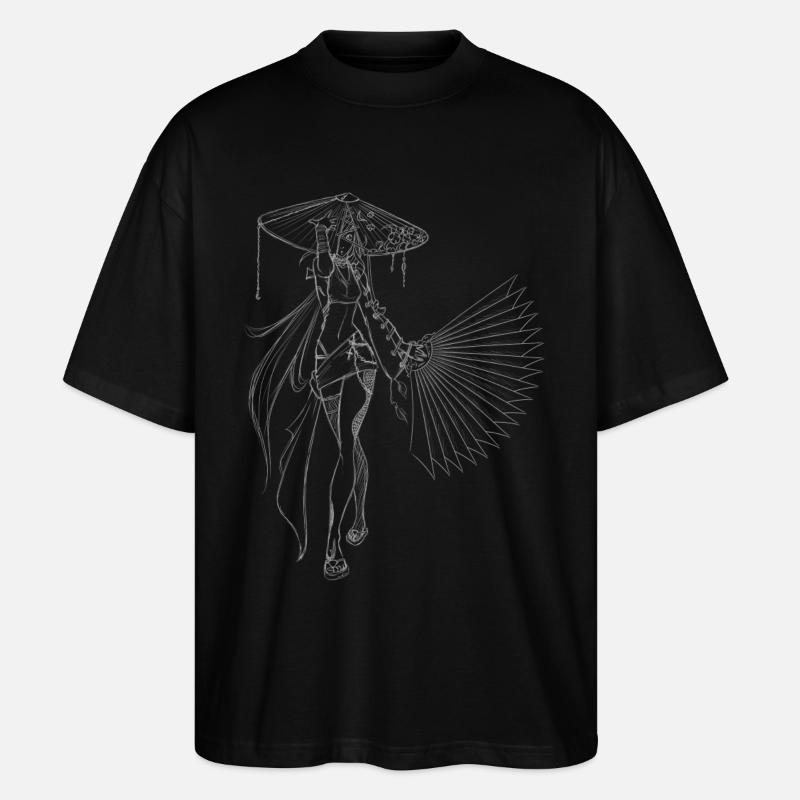 mio blc - Stanley/Stella Oversized Unisex Bio T-Shirt Blaster 2.0 - Schwarz