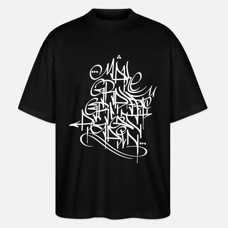Make Graffiti Great Again - Stanley/Stella Oversized Unisex Bio T-Shirt Blaster 2.0 - Schwarz