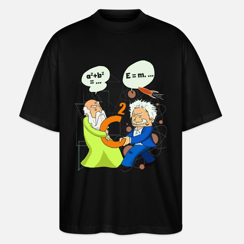 Chemise Math et Science - T-shirt bio Blaster 2.0 coupe oversize Stanley/Stella Unisexe - noir