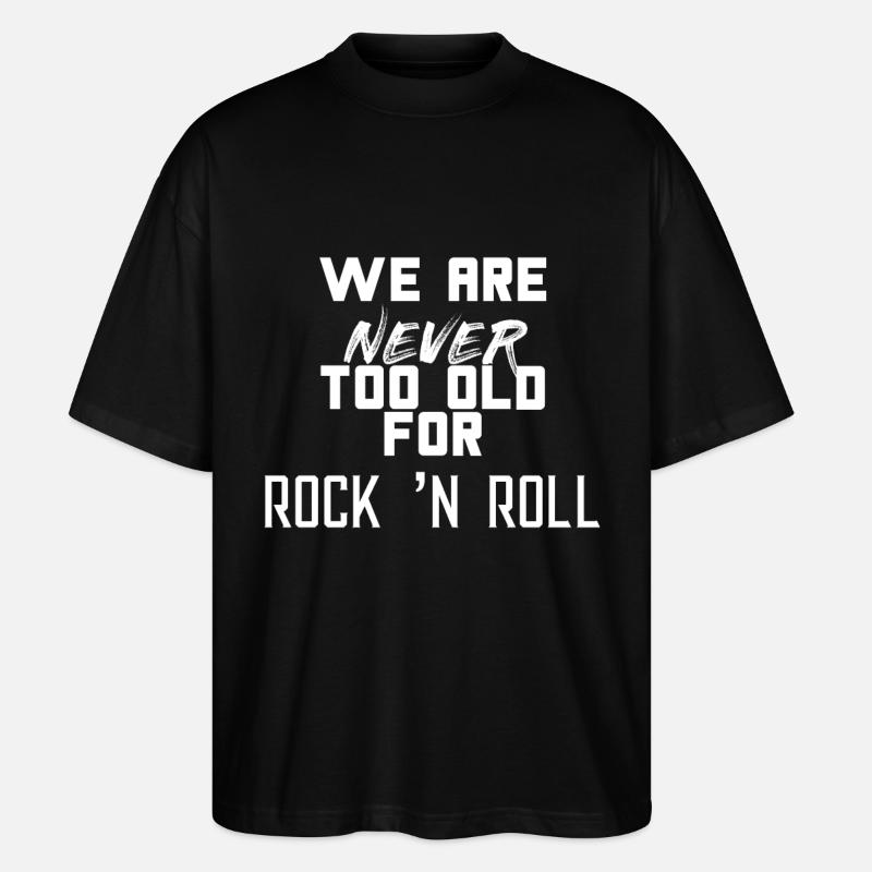 ROCK ET ROLL - T-shirt bio Blaster 2.0 coupe oversize Stanley/Stella Unisexe - noir