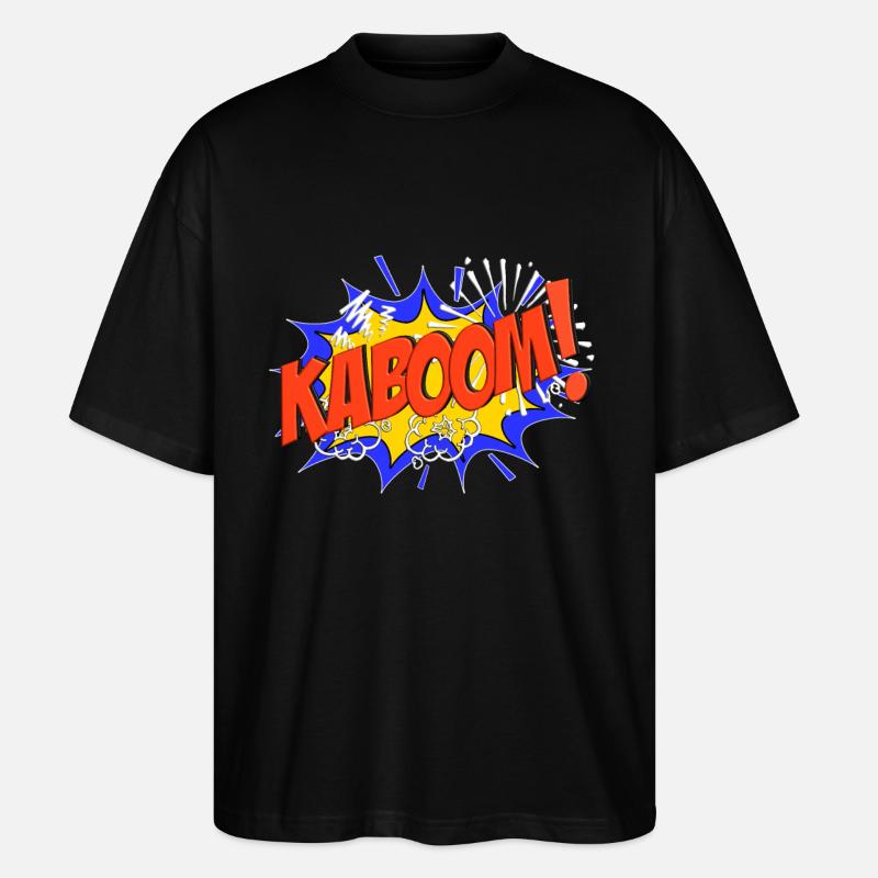 KABOOM Comic KABOOM ! - T-shirt bio Blaster 2.0 coupe oversize Stanley/Stella Unisexe - noir