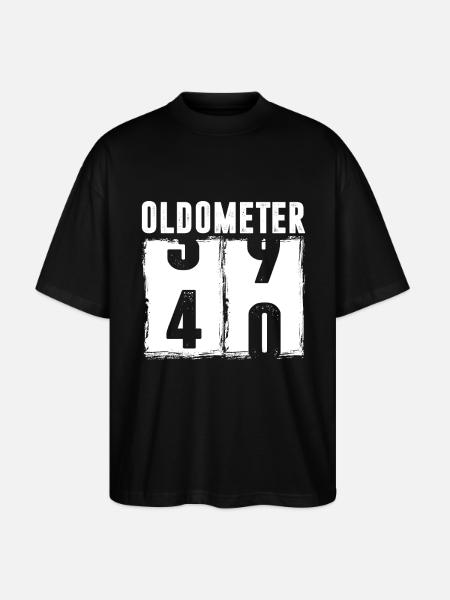 Oldometer 39 - 40 - Stanley/Stella Oversized Unisex Organic T-shirt Blaster 2.0 - black