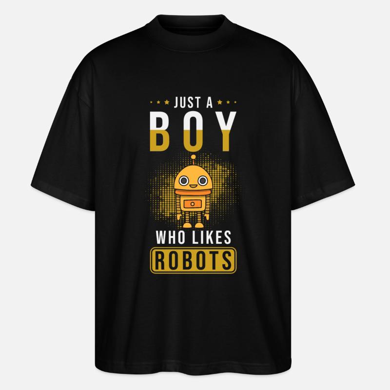 Robot - T-shirt bio Blaster 2.0 coupe oversize Stanley/Stella Unisexe - noir