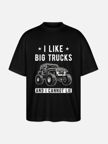 SUV saying funny - Stanley/Stella Oversized Unisex Organic T-shirt Blaster 2.0 - black