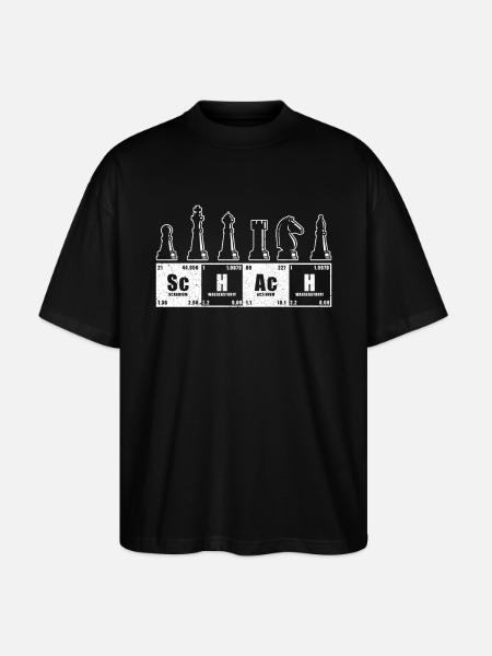 chess - Stanley/Stella Oversized Unisex Organic T-shirt Blaster 2.0 - black