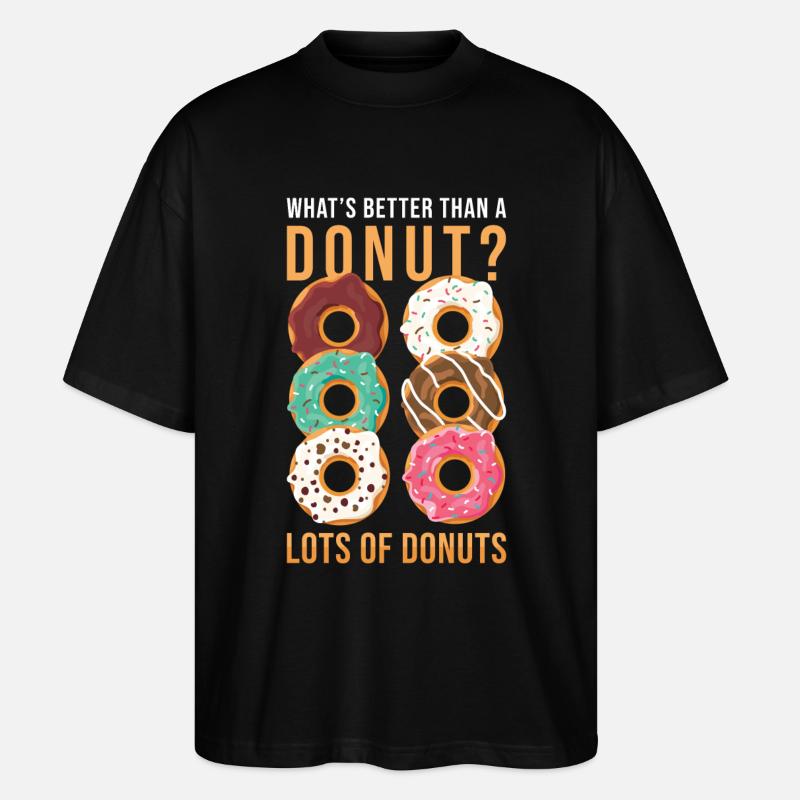 Donut - Stanley/Stella Oversized Unisex Bio T-Shirt Blaster 2.0 - Schwarz