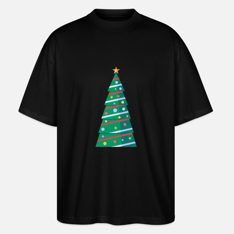 Weihnachten - Stanley/Stella Oversized Unisex Bio T-Shirt Blaster 2.0 - Schwarz