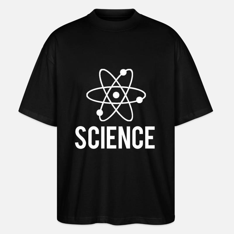WISSENSCHAFT - Stanley/Stella Oversized Unisex Bio T-Shirt Blaster 2.0 - Schwarz