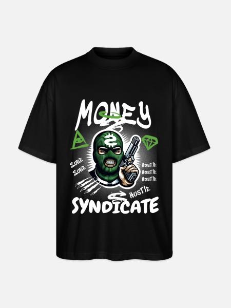 Gangster Syndicate - Stanley/Stella Oversized Unisex Organic T-shirt Blaster 2.0 - black