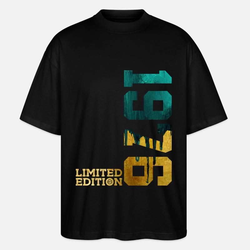 50E ANNIVERSAIRE ÉDITION LIMITÉE 1976 - T-shirt bio Blaster 2.0 coupe oversize Stanley/Stella Unisexe - noir