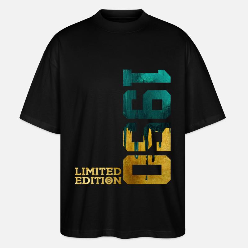 76E ANNIVERSAIRE ÉDITION LIMITÉE 1950 - T-shirt bio Blaster 2.0 coupe oversize Stanley/Stella Unisexe - noir