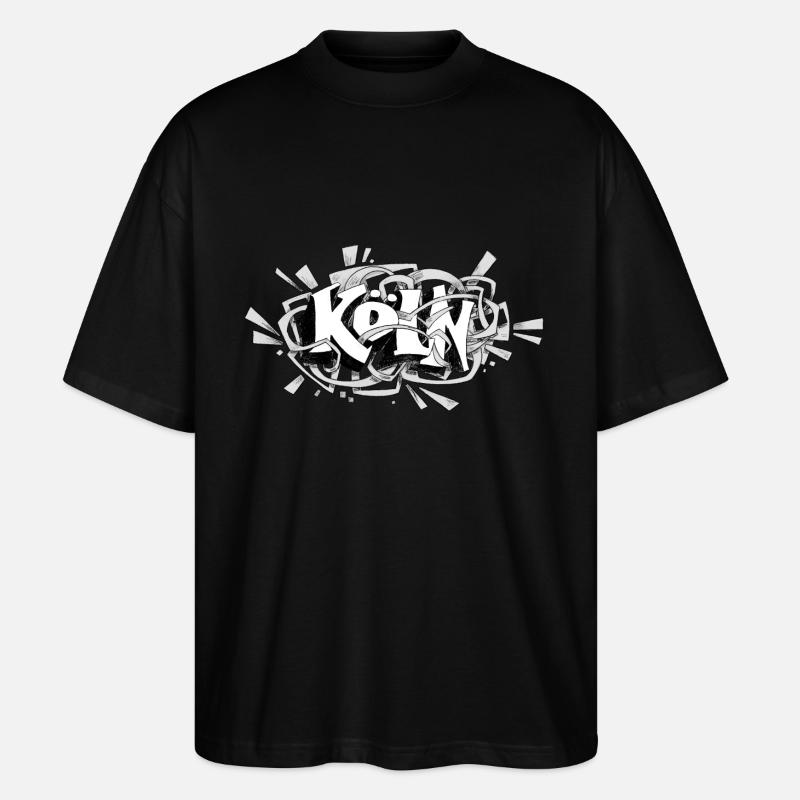 Köln - Stanley/Stella Oversized Unisex Bio T-Shirt Blaster 2.0 - Schwarz