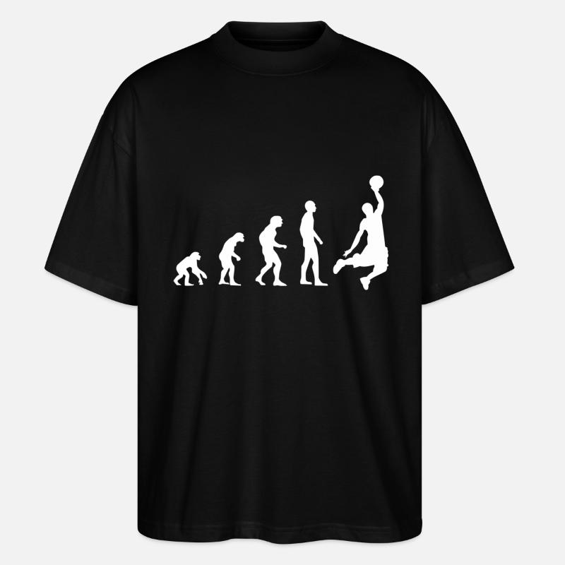 Basketball Evolution | Basket-ball - T-shirt bio Blaster 2.0 coupe oversize Stanley/Stella Unisexe - noir