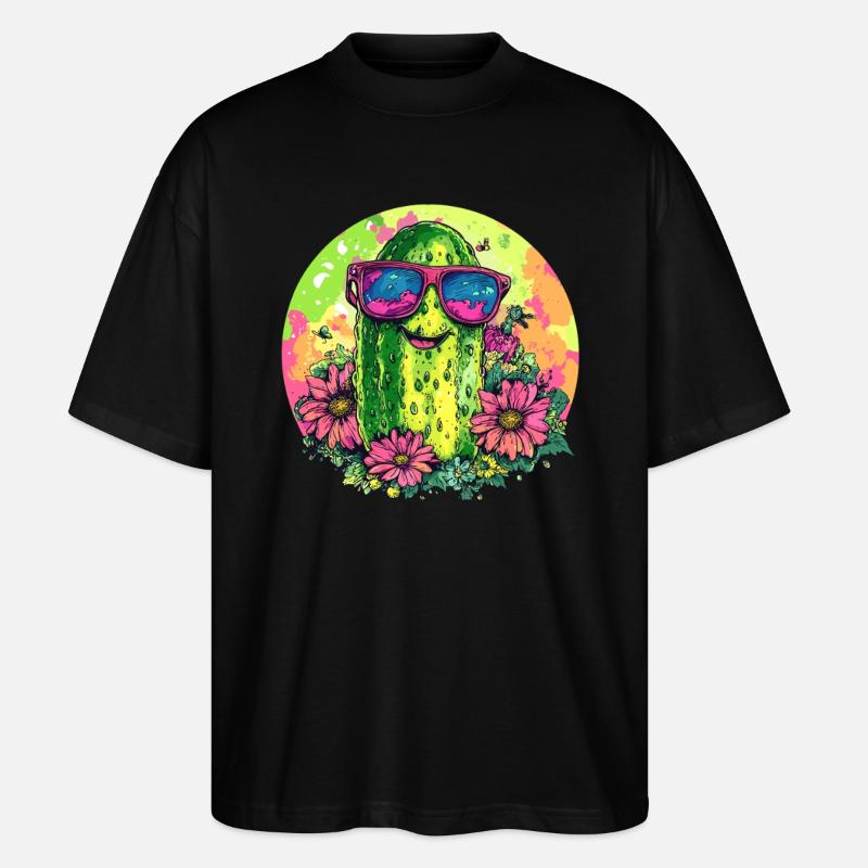 Cooler Gurkenfreund - Stanley/Stella Oversized Unisex Bio T-Shirt Blaster 2.0 - Schwarz