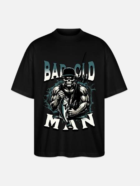 BAD OLD MAN Angler - Stanley/Stella Oversized Unisex Organic T-shirt Blaster 2.0 - black