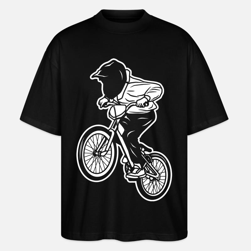 BMX Kind - Stanley/Stella Oversized Unisex Bio T-Shirt Blaster 2.0 - Schwarz