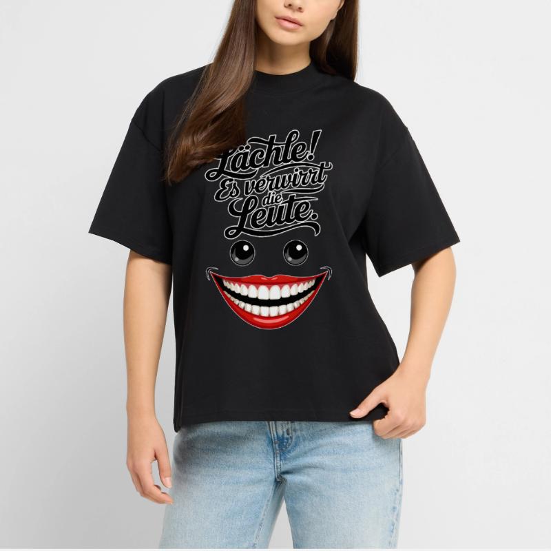 Always smiling Stanley/Stella Oversized Unisex Organic T-shirt Blaster 2.0
