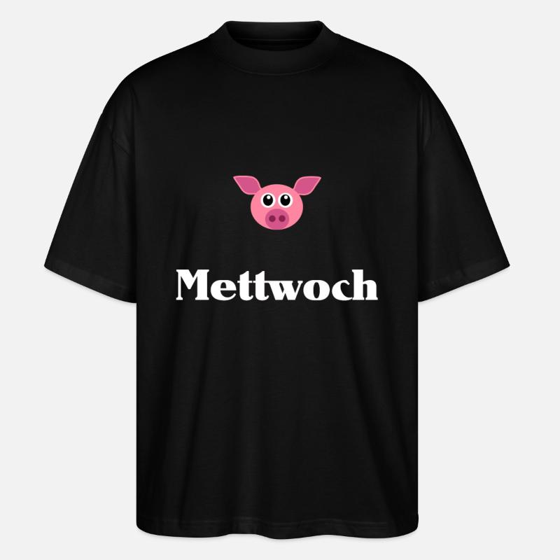 Mëttwoch - T-shirt bio Blaster 2.0 coupe oversize Stanley/Stella Unisexe - noir