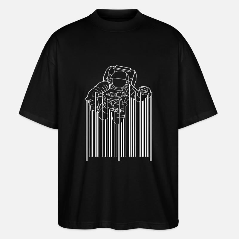 Astrocode Astronaut Space - T-shirt bio Blaster 2.0 coupe oversize Stanley/Stella Unisexe - noir