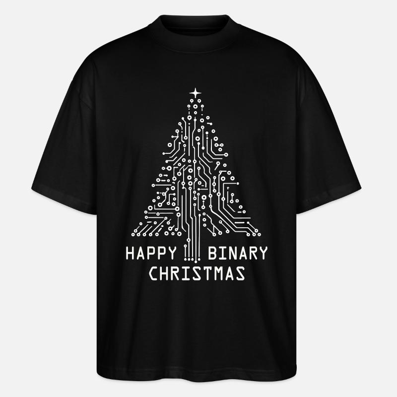Tech inspirierter Weihnachtsbaum für Geeks - Stanley/Stella Oversized Unisex Bio T-Shirt Blaster 2.0 - Schwarz