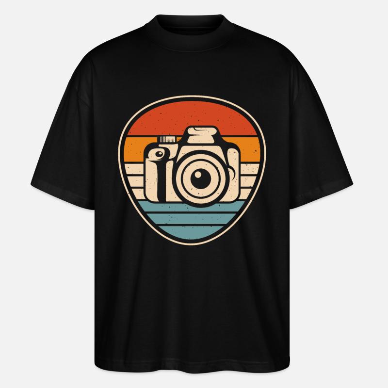 Fotograf - Stanley/Stella Oversized Unisex Bio T-Shirt Blaster 2.0 - Schwarz