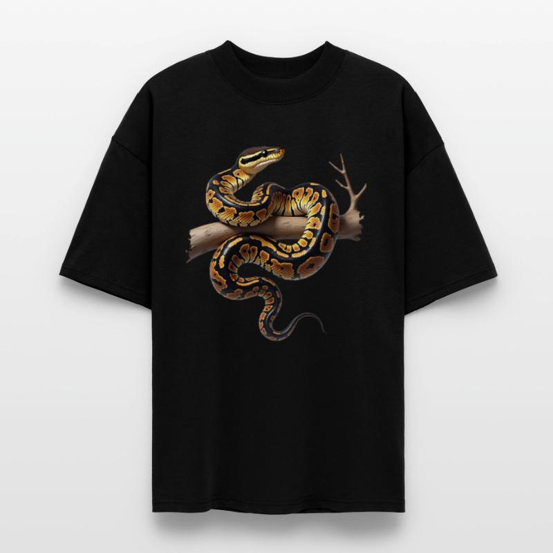 Roi Python Serpents Amoureux Terrarium Python T-shirt bio Blaster 2.0 coupe oversize Stanley/Stella Unisexe