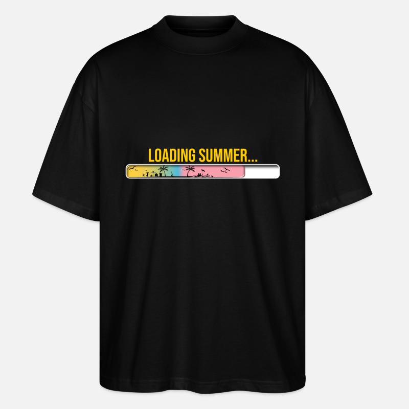 Summer loading beams - Stanley/Stella Oversized Unisex Organic T-shirt Blaster 2.0 - black