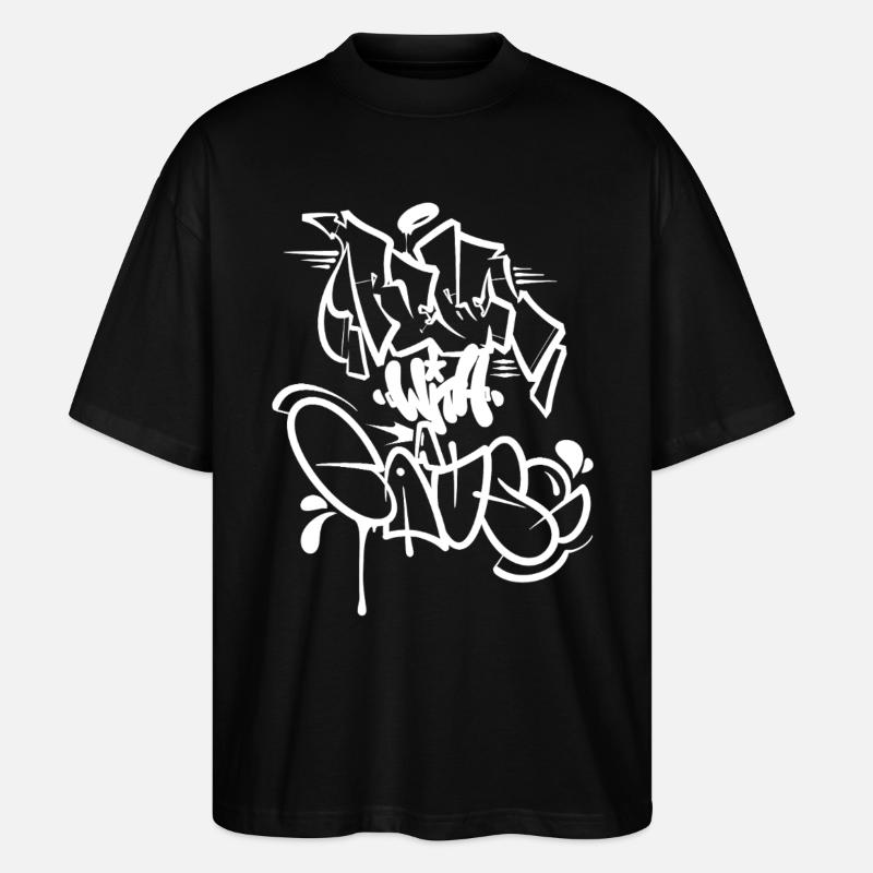 Rebelle avec une cause - T-shirt bio Blaster 2.0 coupe oversize Stanley/Stella Unisexe - noir