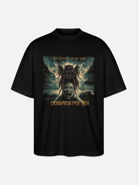 Zikaden-Horrorfilm 2024 - Stanley/Stella Oversized Unisex Bio T-Shirt Blaster 2.0 - Schwarz