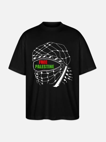 Free palestine - Stanley/Stella Oversized Unisex Organic T-shirt Blaster 2.0 - black