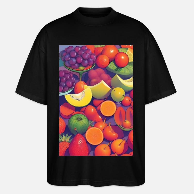 Fruit - T-shirt bio Blaster 2.0 coupe oversize Stanley/Stella Unisexe - noir
