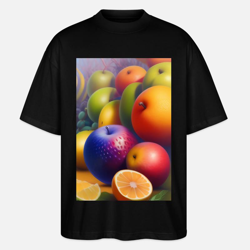 Fruit - T-shirt bio Blaster 2.0 coupe oversize Stanley/Stella Unisexe - noir