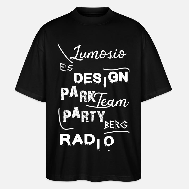 Die Antwort auf Alles - Stanley/Stella Oversized Unisex Bio T-Shirt Blaster 2.0 - Schwarz