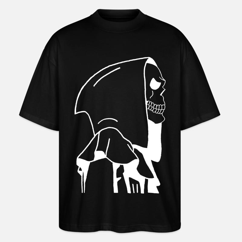 La mort de profil - T-shirt bio Blaster 2.0 coupe oversize Stanley/Stella Unisexe - noir