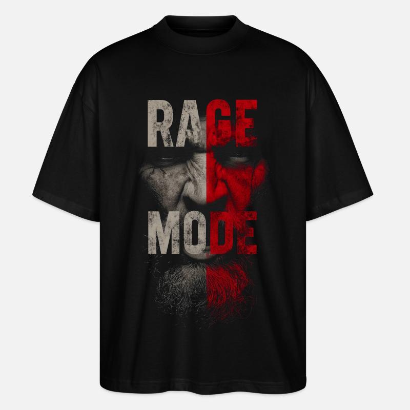 Rage Mode - Stanley/Stella Oversized Unisex Bio T-Shirt Blaster 2.0 - Schwarz