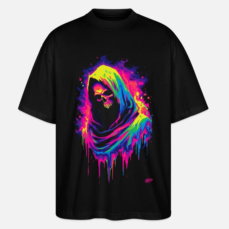Neon Grim Reaper - T-shirt bio Blaster 2.0 coupe oversize Stanley/Stella Unisexe - noir
