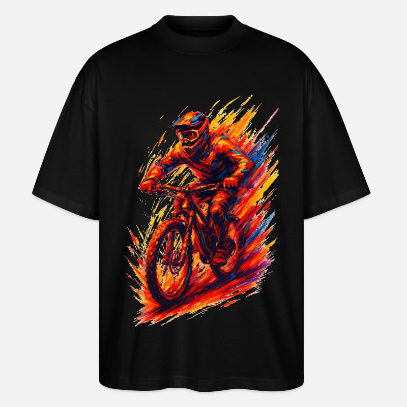 Cadeau cool pour VTTT VTT, - T-shirt bio Blaster 2.0 coupe oversize Stanley/Stella Unisexe - noir