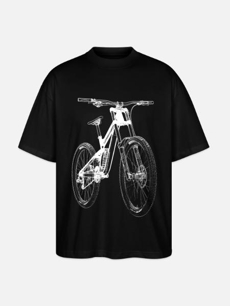 Bike Xray - Stanley/Stella Oversized Unisex Organic T-shirt Blaster 2.0 - black